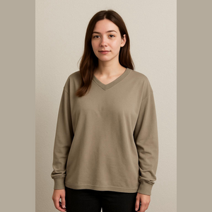 TNA Golden Lennox Long Sleeve V-Neck Shirt